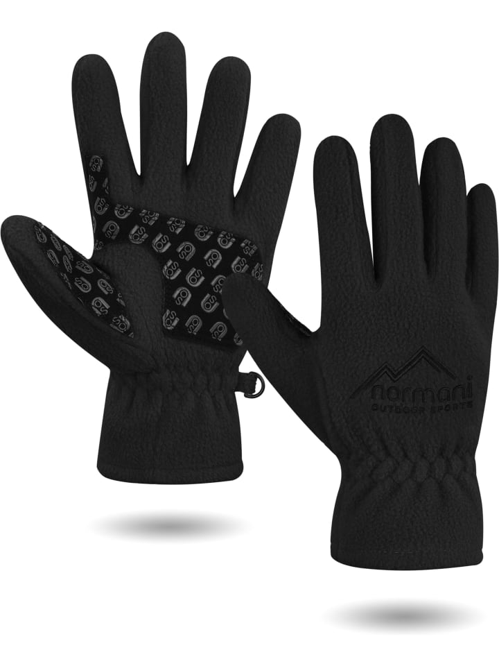 Normani Outdoor Sports Kinder Fleecehandschuhe Mississauga in Schwarz günstig kaufen