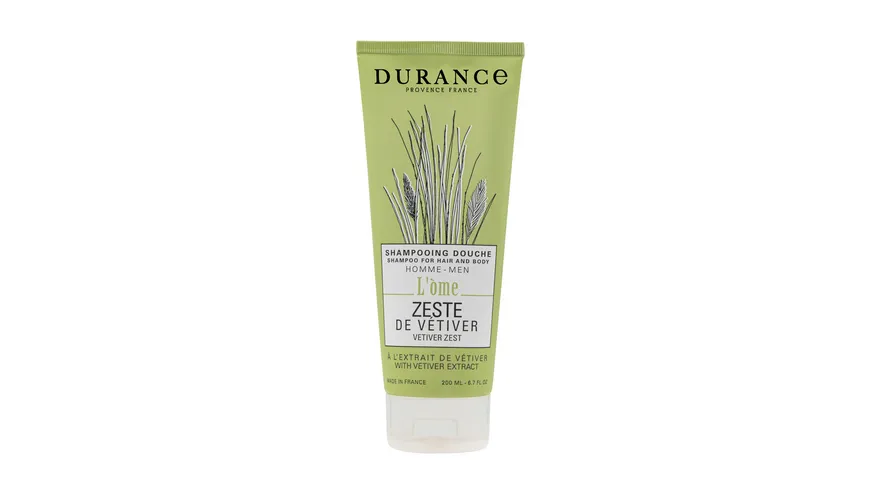 DURANCE L'Ome Duschgel & Shampoo Vetiver 200 ml