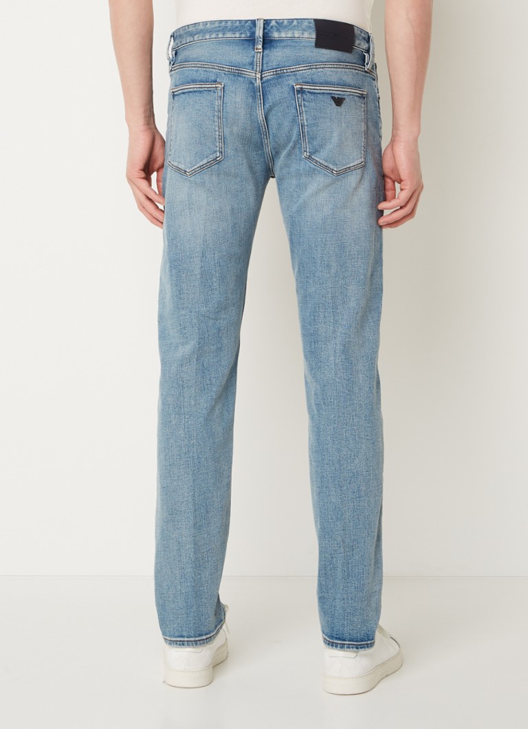 Jeansy Emporio Armani slim-fit, średnie pranie