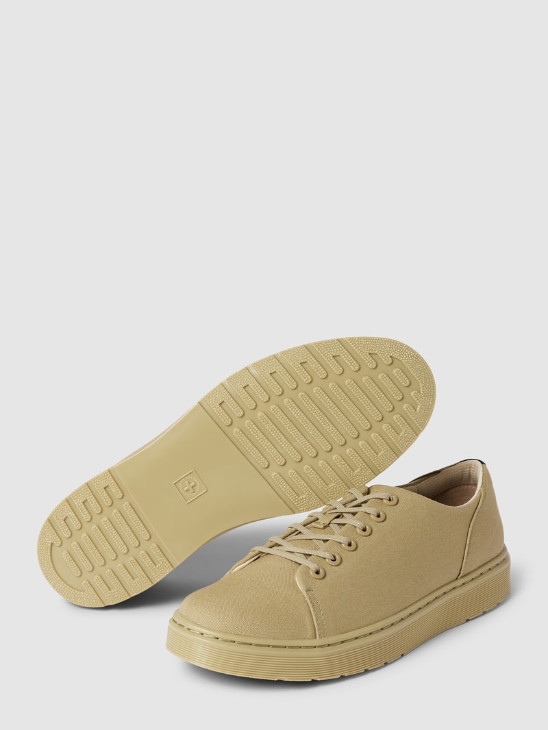 Sneaker mit Label-Detail Modell 'Dante' in olivgrün