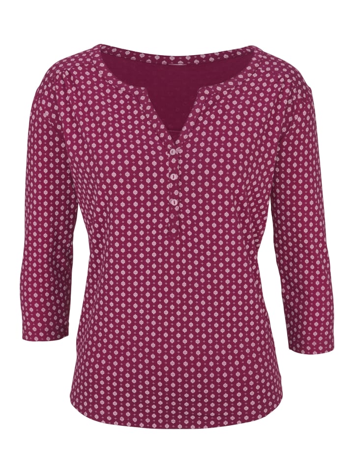 LASCANA Blusenshirt in beere günstig kaufen