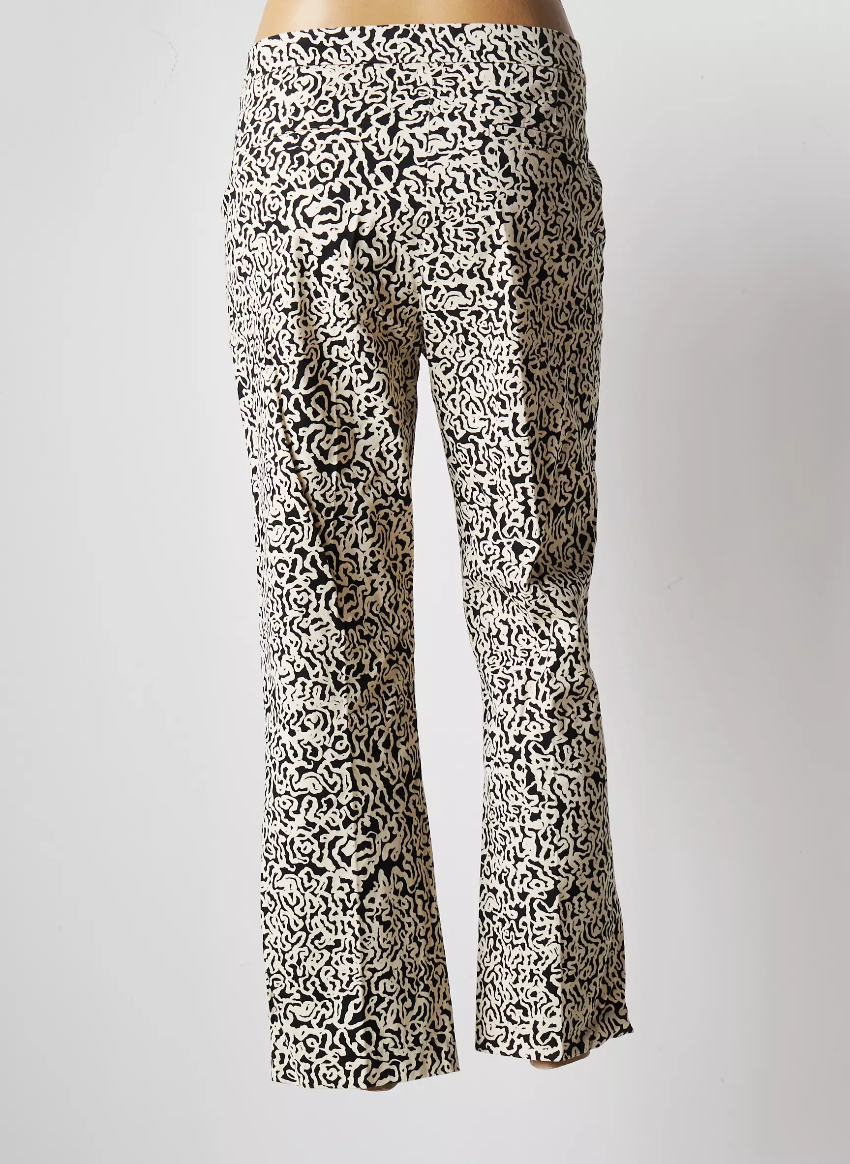 B Young Pantalon7 8 Femme couleur noir