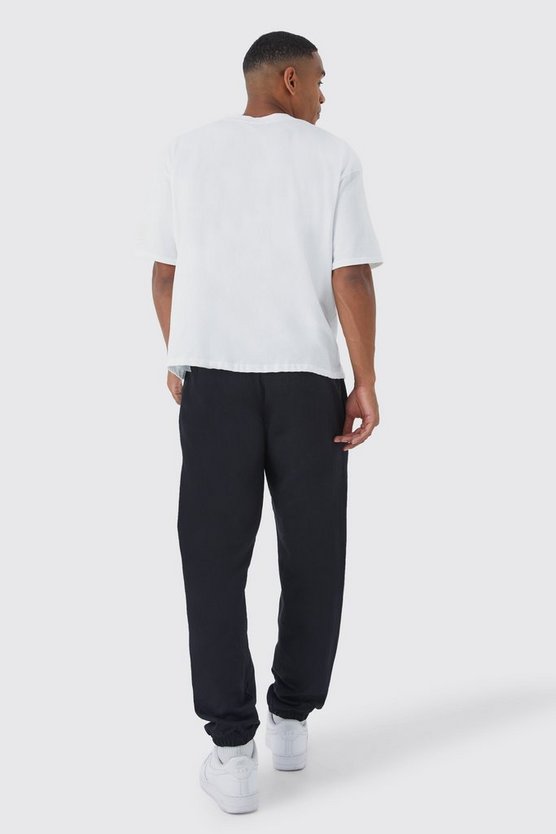 Oversize Jogginghose mit Los Angeles Print