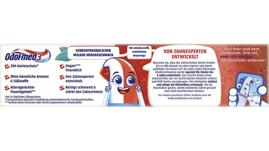 Odol-med3 Milchzahn Zahncreme 50ml 50 ml