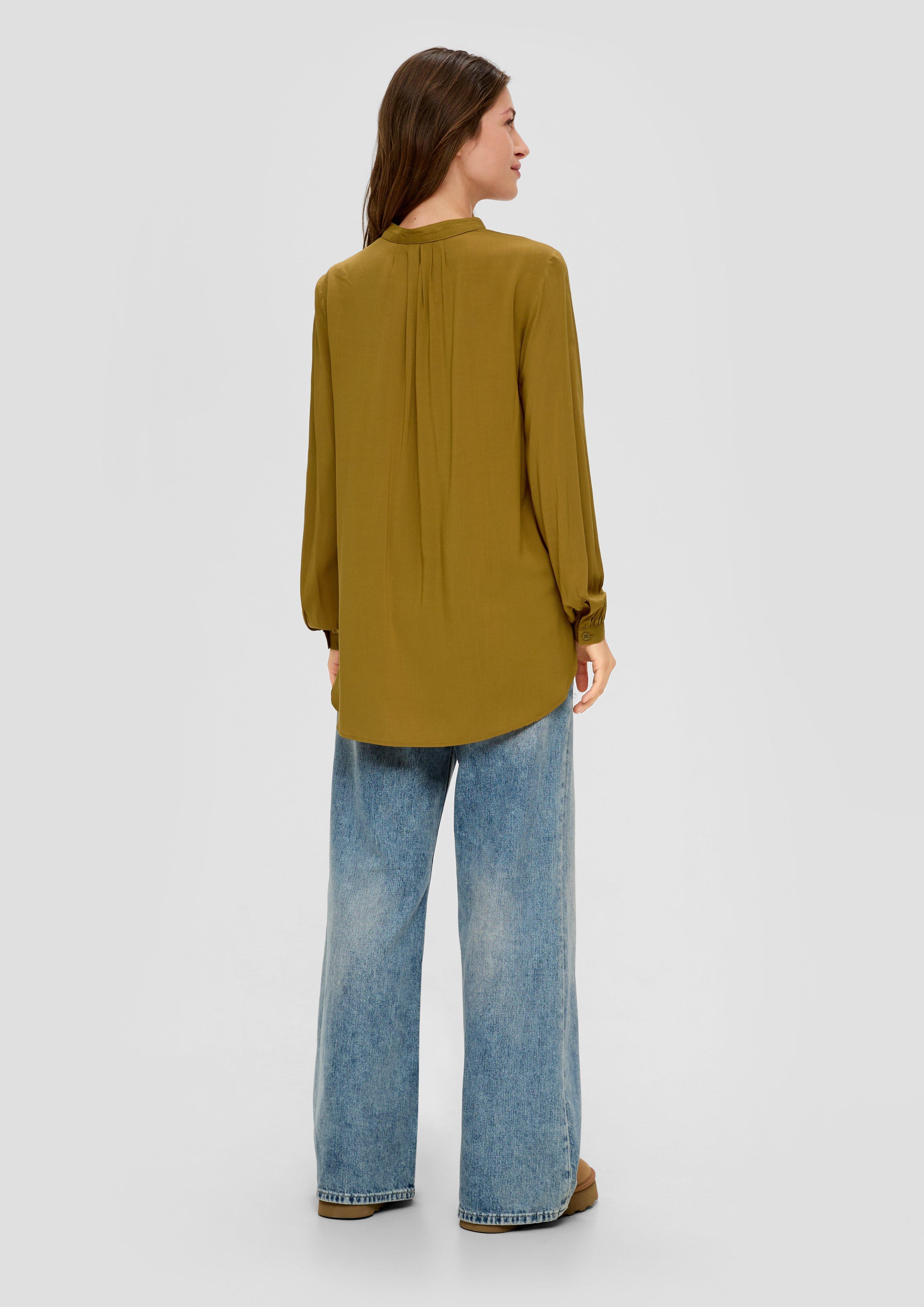 Viskosebluse mit gerafften Details  2130343-7709