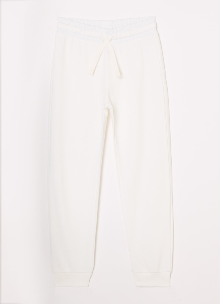 Pantaloni de trening Benetton conici cu logo brodat.