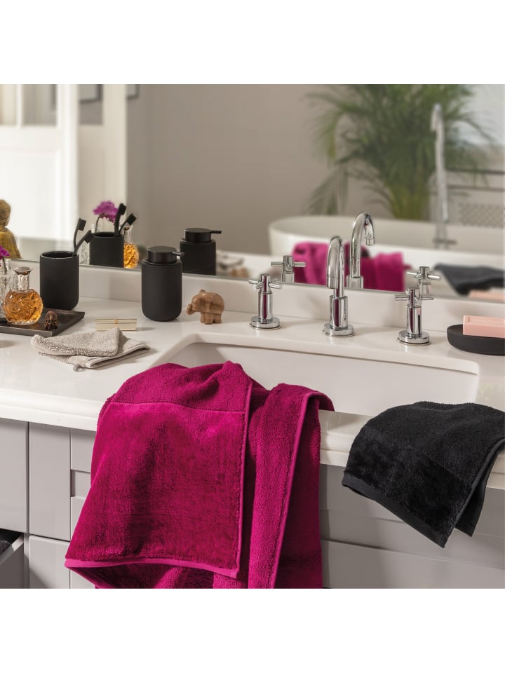 Möve Handtuch Bamboo Luxe in berry günstig kaufen 50 x 100 cm