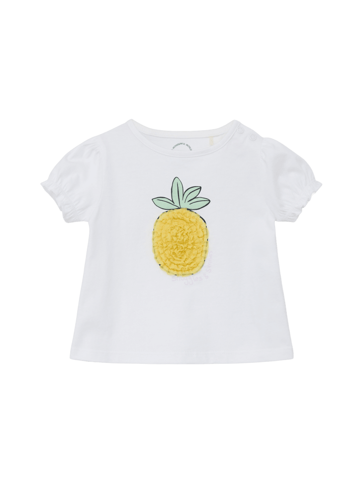 s.Oliver T-Shirt kurzarm in Weiß günstig kaufen
