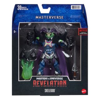 ** % SALE % ** Masters of the Universe Revelation Masterverse Actionfigur 2021 Skelegod 23 cm