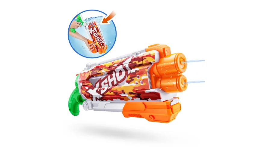 XSHOT Water - Fast-Fill Skins Pump Action Wasserblaster