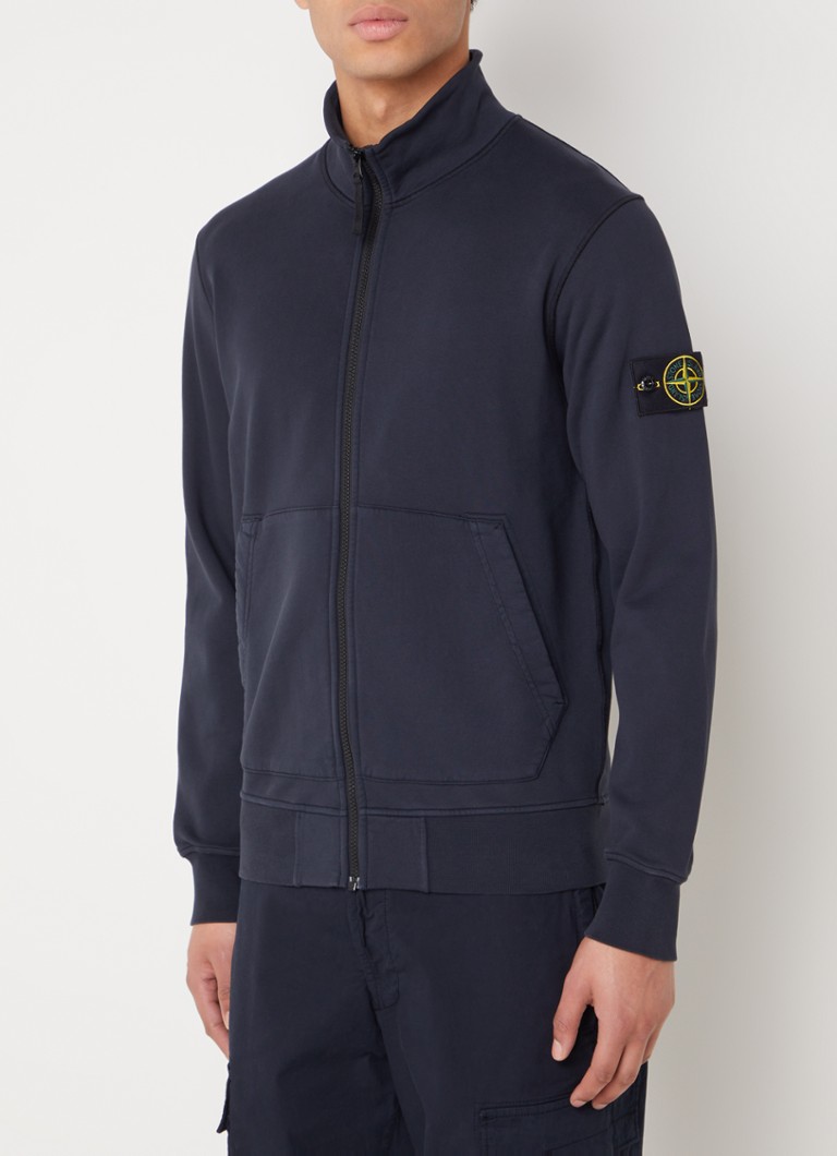 Stone Island 64351 dukserica s logom i bočnim džepovima