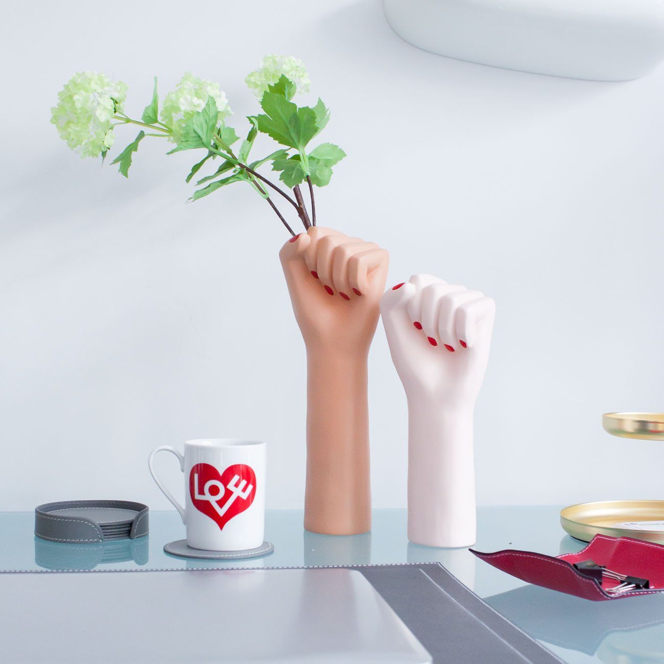 DOIY Dekovase (1 Artikel), Vase Girl Power 