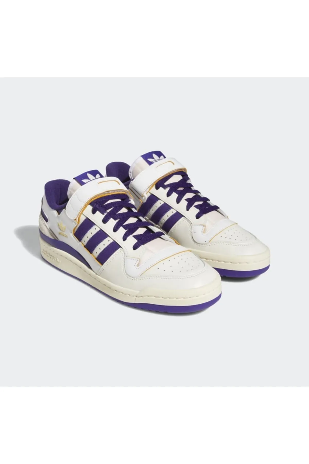 adidas  Off-White / College-Lila / Cremeweiß Forum 84 LOW