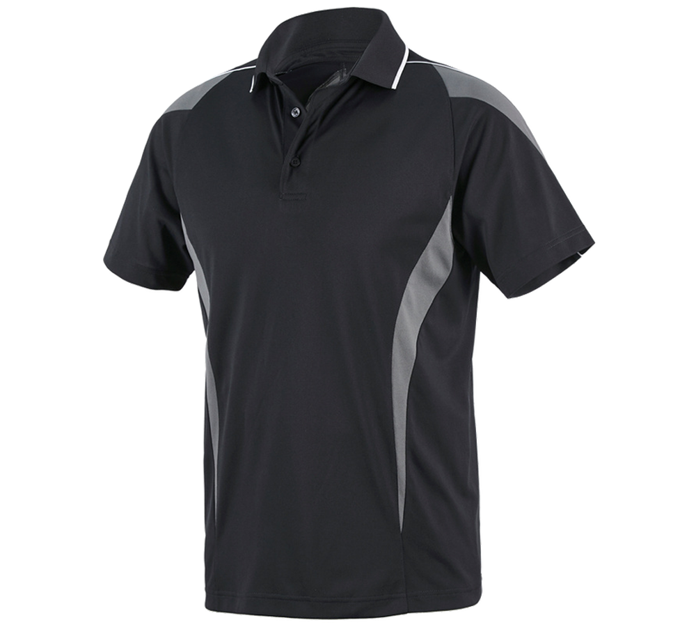 e.s. Funktions Polo-Shirt poly Silverfresh