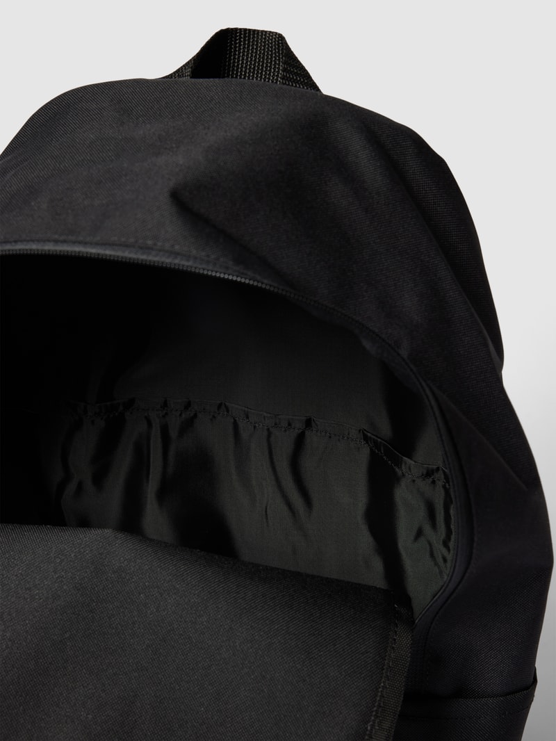 Rucksack mit Label-Print in schwarz