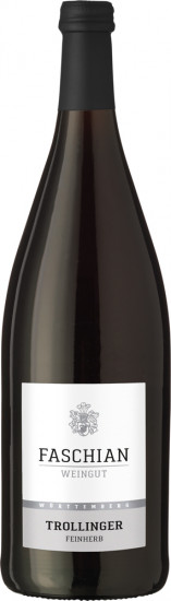 2021 Trollinger feinherb 1,0 L - Weingut Karsten Faschian