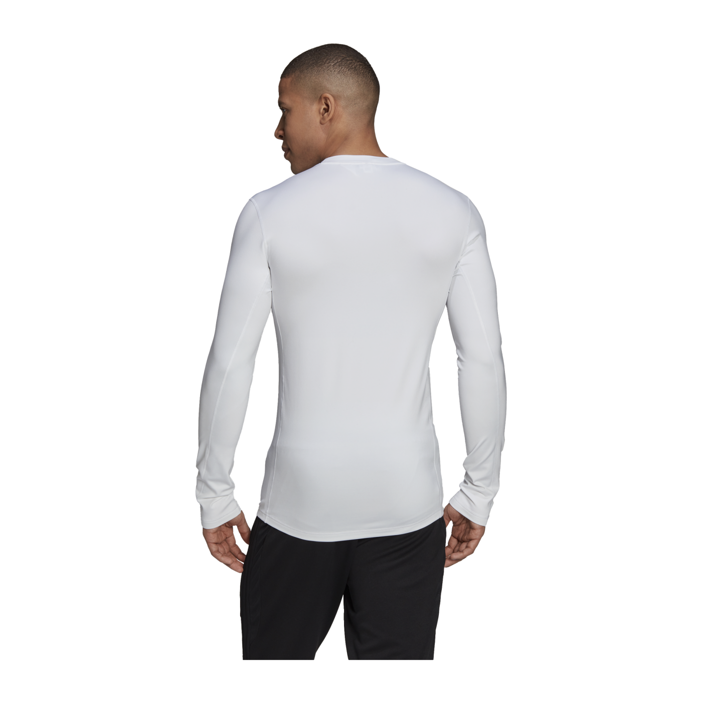 adidas TechFit Warm Longsleeve Weiss