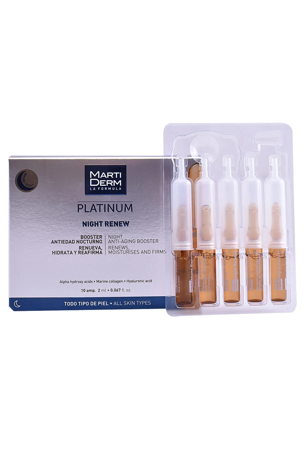 Martiderm  Platinum Night Renew Ampullen 30 X Martiderm 2 ml