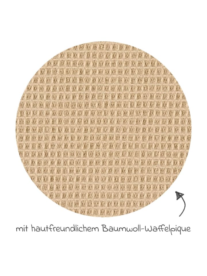 Alvi Nestchen Carré - Waffelpique in beige günstig kaufen onesize