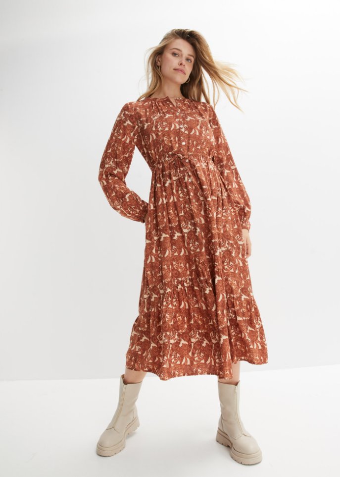Blusenkleid aus nachhaltiger Viskose