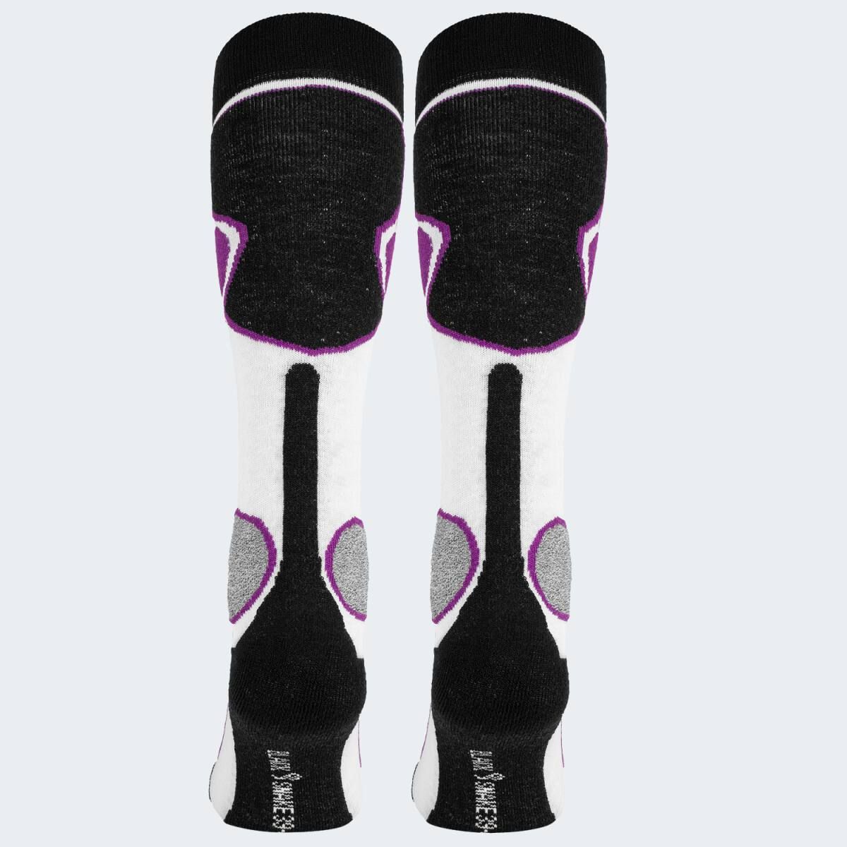 Black Snake High Protection Purple Skisocken