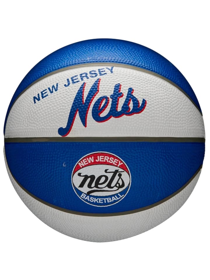 Wilson Wilson NBA Team Retro Brooklyn Nets Mini Ball in Blau günstig kaufen 3