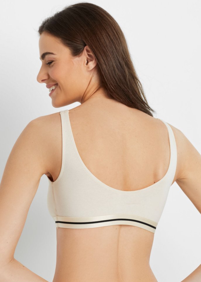 Bustier mit Bio-Baumwolle (2er Pack)