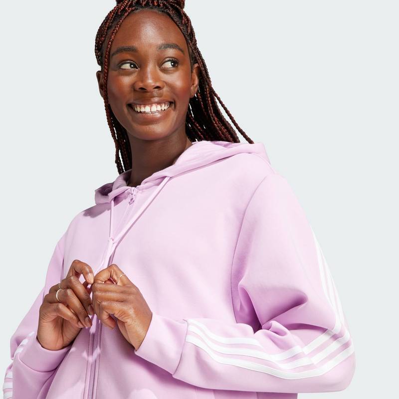 adidas Future Icons 3-Streifen Kapuzenjacke Sweatjacke Damen