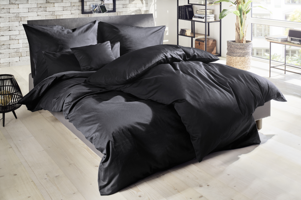 Kissenhülle Luxus schwarz