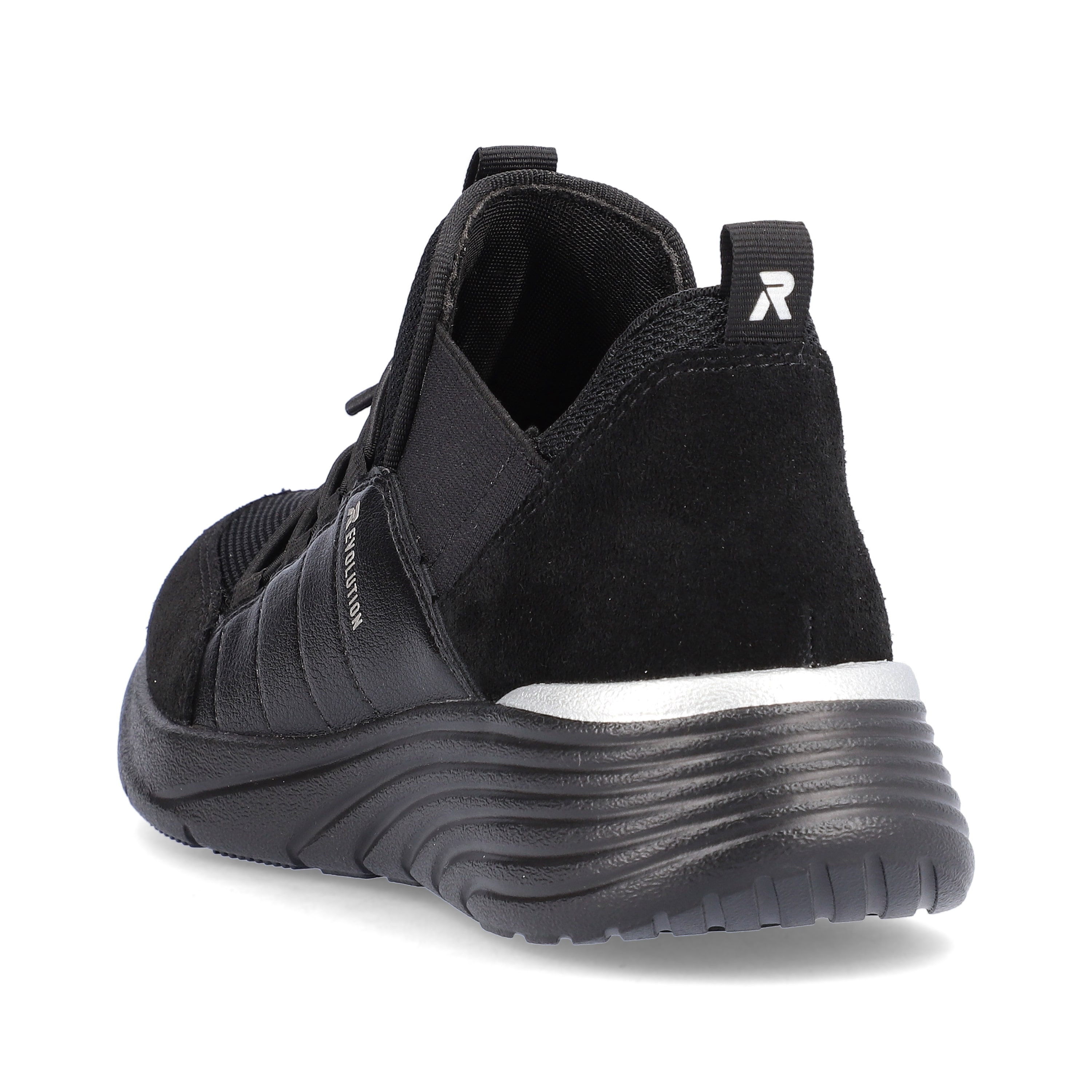 Rieker Damen Slipper shadow black