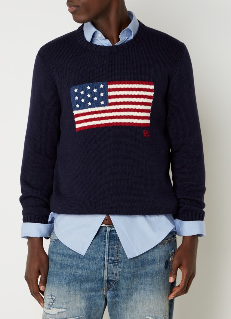 Ralph Lauren Fine-knit sweater with logo