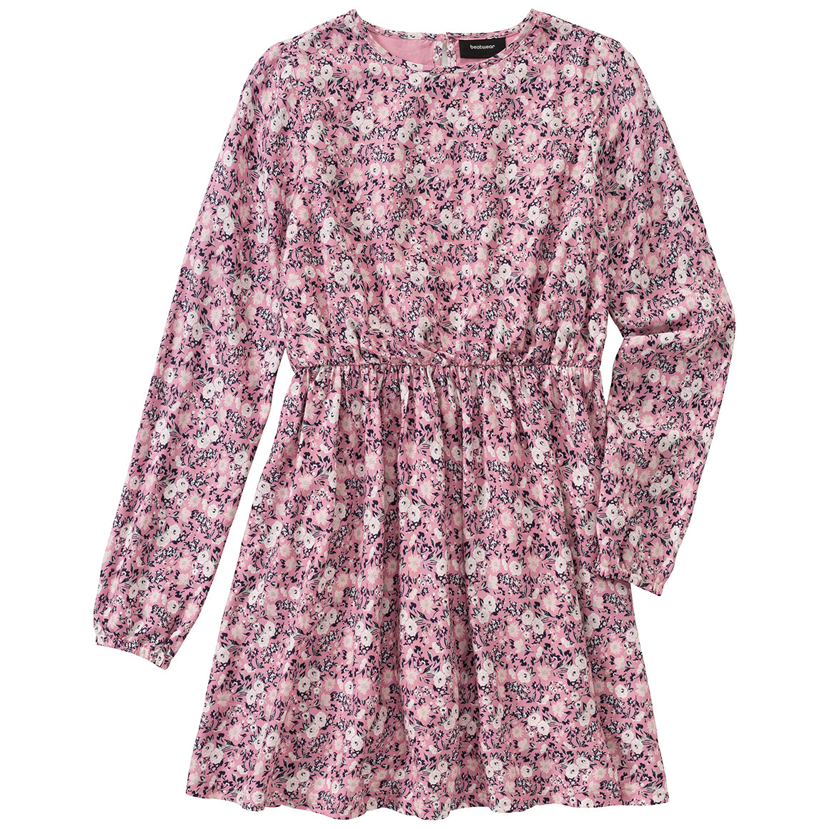 Mädchen Kleid mit floralem Allover-Print