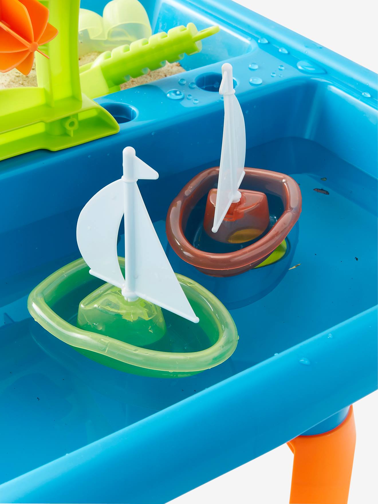 Vertbaudet Kinder Sand- und Wasser-Spieltisch, Outdoorspieltisch - mehrfarbig