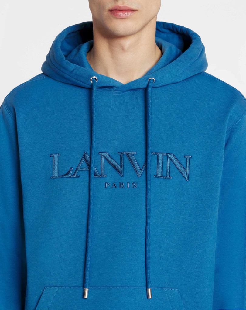 HOODIE OVERSIZE BRODÉ LANVIN PARIS