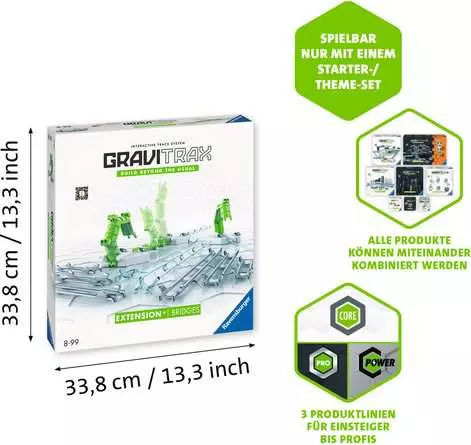 GraviTrax Extension Bridges - Kugelbahn-Erweiterung für Kinder ab 8 Jahren