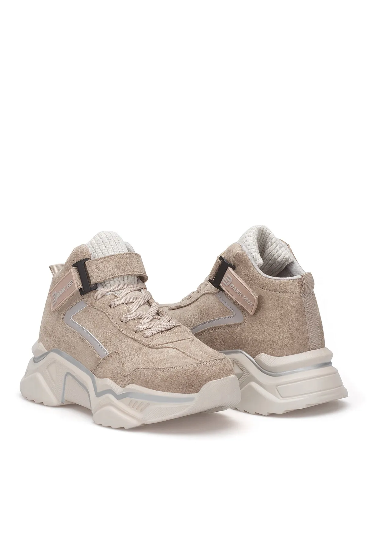 DARK SEER  Beigefarbener Damen-Sneaker