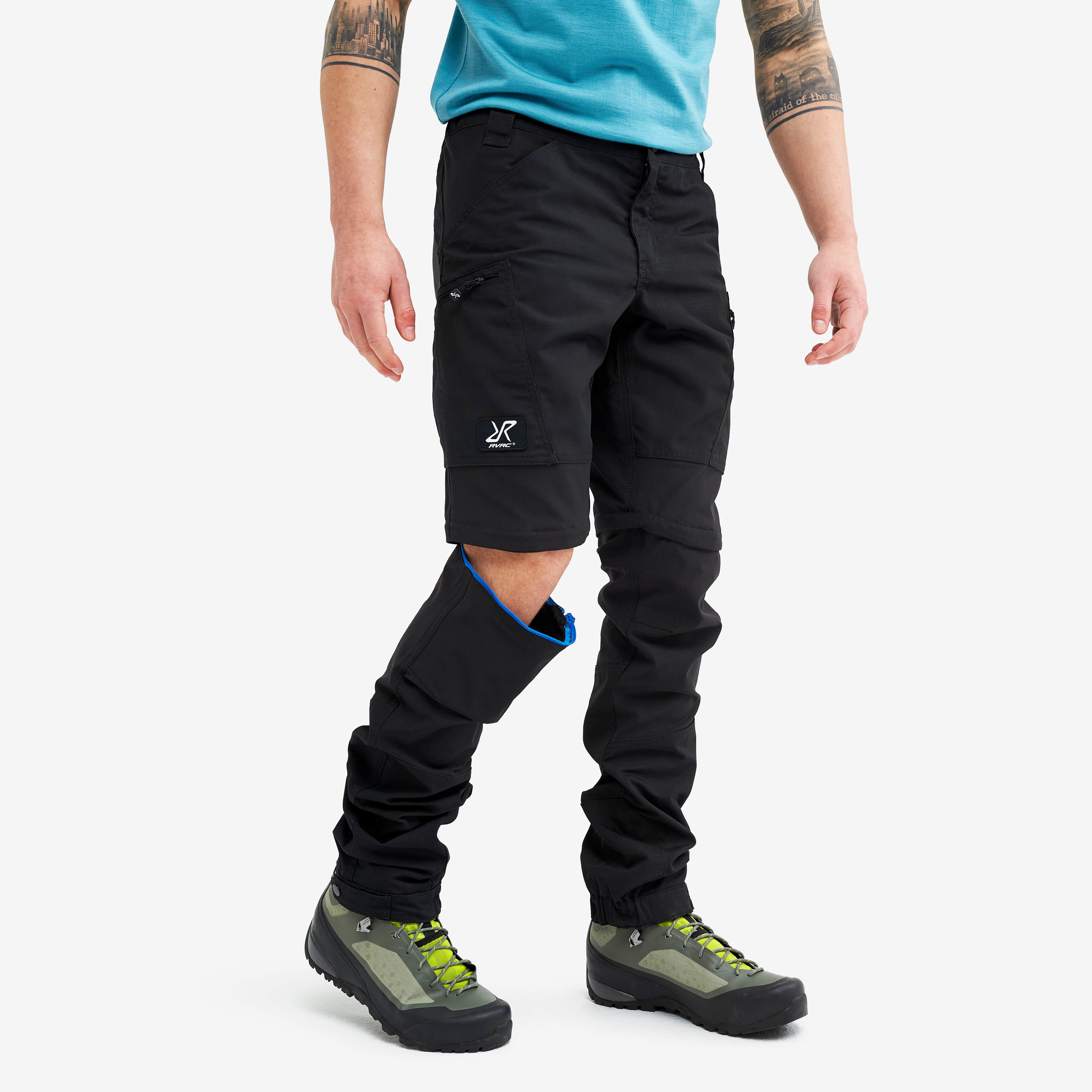 Nordwand Pro Zip-off Pants Homme Jetblack
