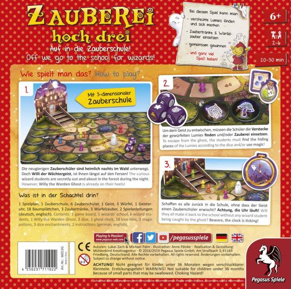 Zauberei hoch drei