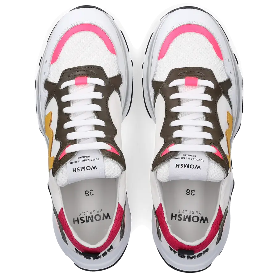 WOMSH - Sneaker low FUTURA Apple Skin VEGAN Logo weiß - weiß