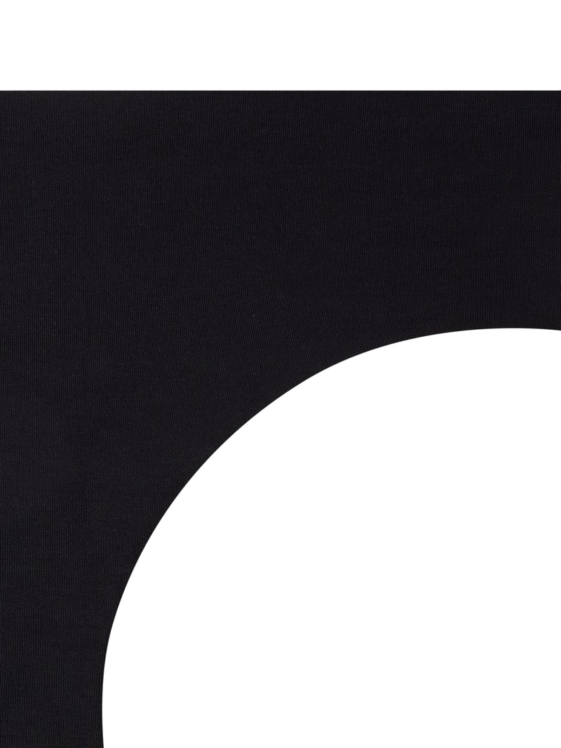 Slip aus Baumwoll-Elasthan-Mix Modell Invisible Cotton in schwarz