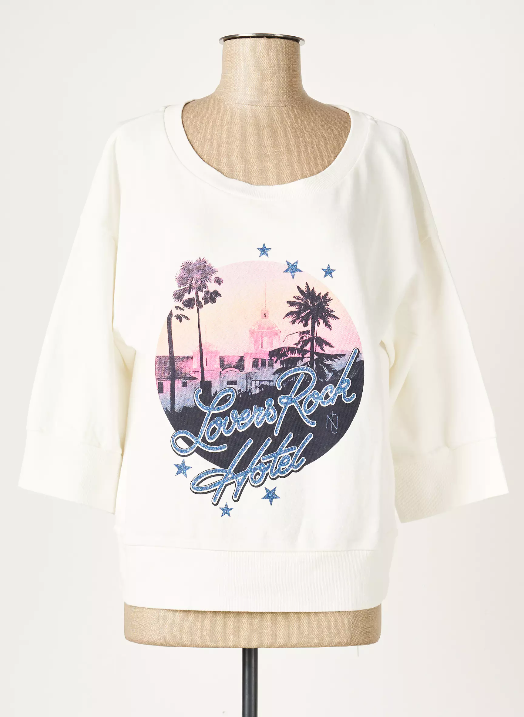 Nine Tees Sweats Femme couleur blanc