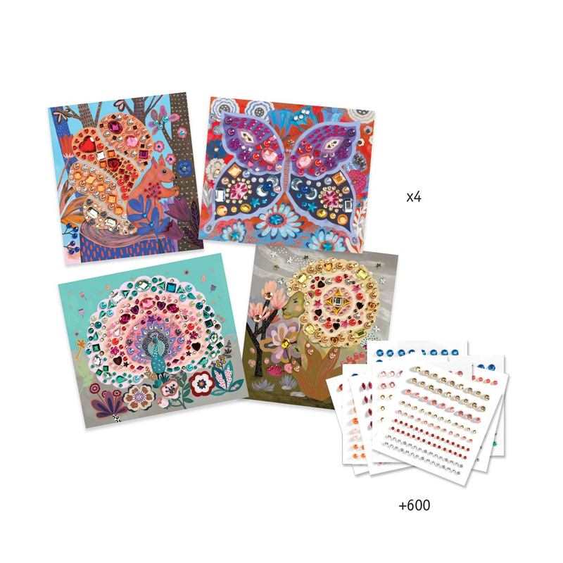 Coffret Artistic strass Beautés sauvages Djeco