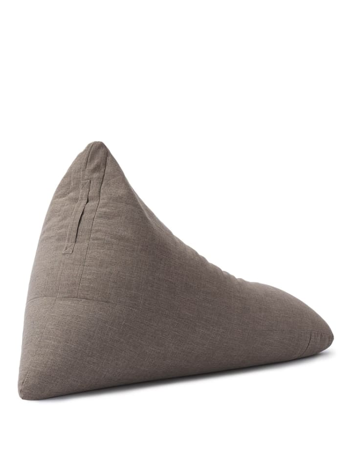 Lumaland Sitzsack Sitzkissen Dreieckiger Sitzsack 370l 150x100x100cm Dunkelgrau günstig kaufen onesize