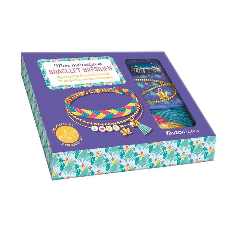 Coffret Mon merveilleux bracelet brésilien Edition 2022 - Auzou