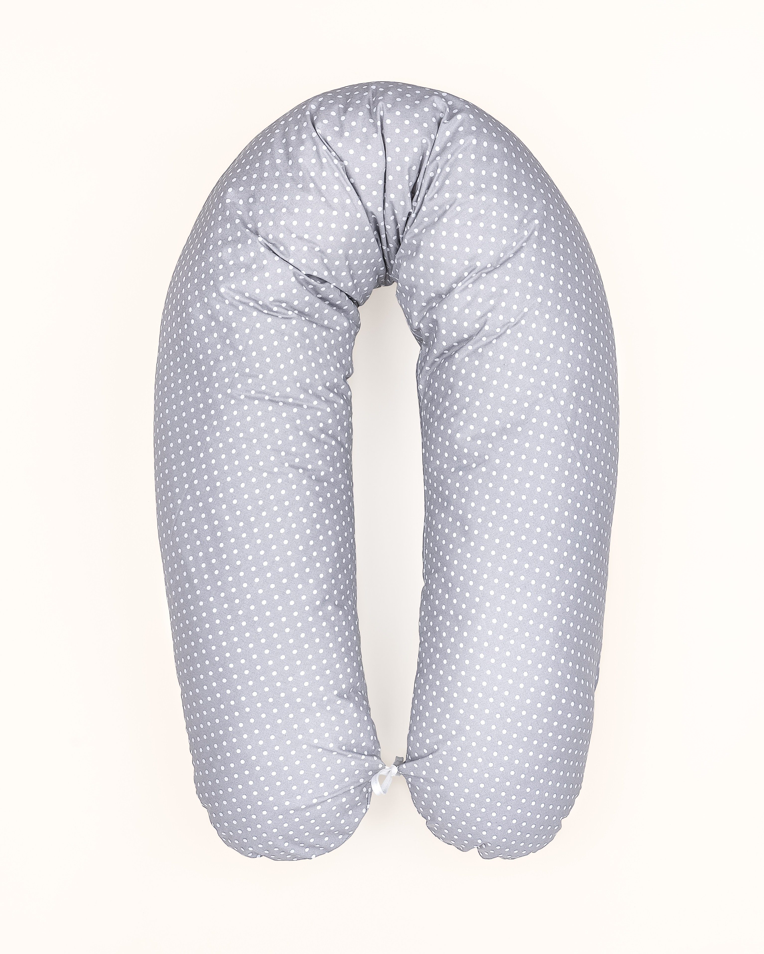 Loolay Stillkissen Schwangerschaftskissen Stillkissen Seitenschläferkissen ink.Bezug, WEICH Füllung + 100% BIO-Baumwolle Kissenbezug, XXL 170 cm Stillkissen + Bezug abnehmbar mit Reißverschluss!, LOOLAY® - 100% Europäische Stoffe und Kleinserien-Nähe
