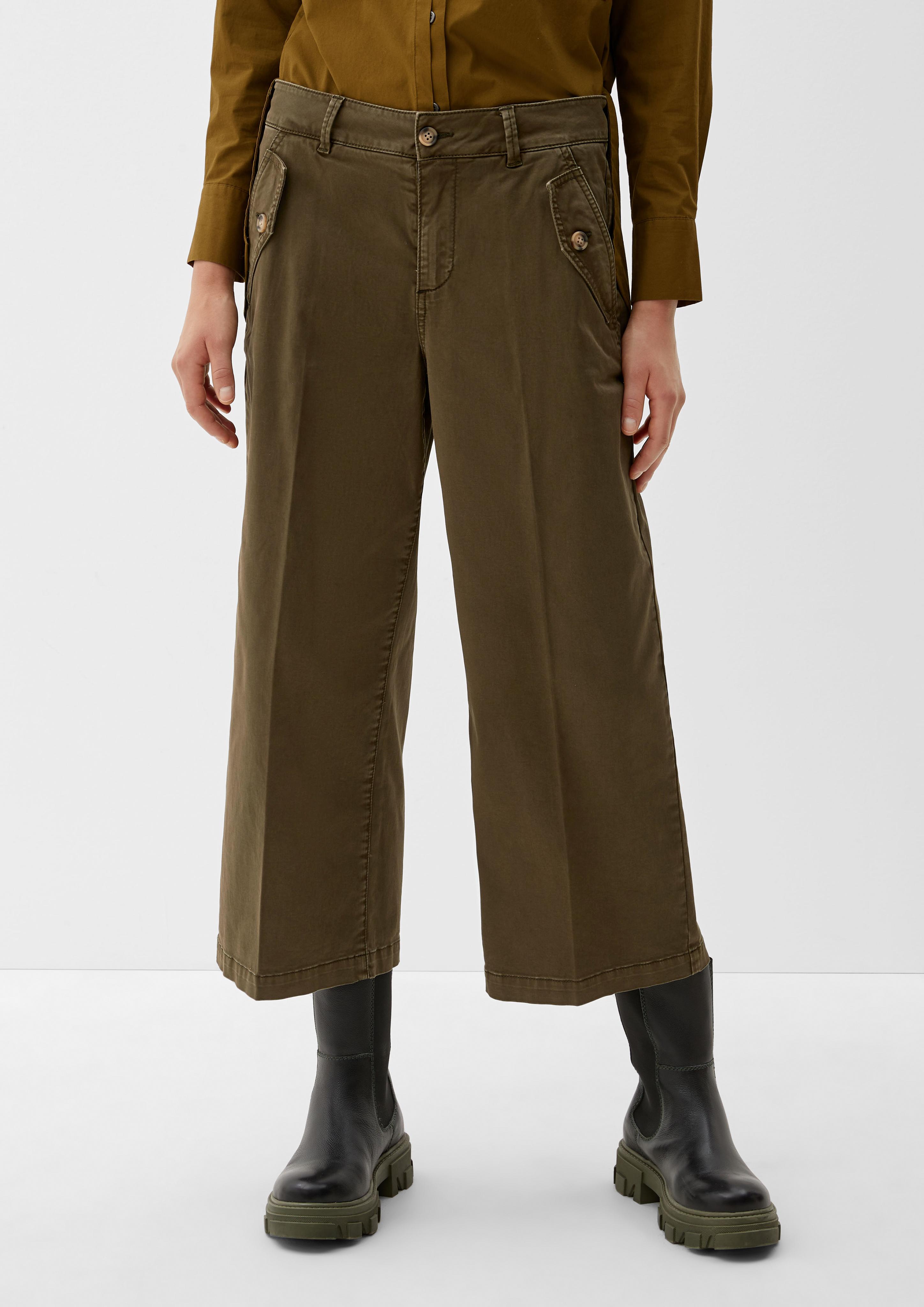 Culotte mit Pattentaschen  2121204-7946