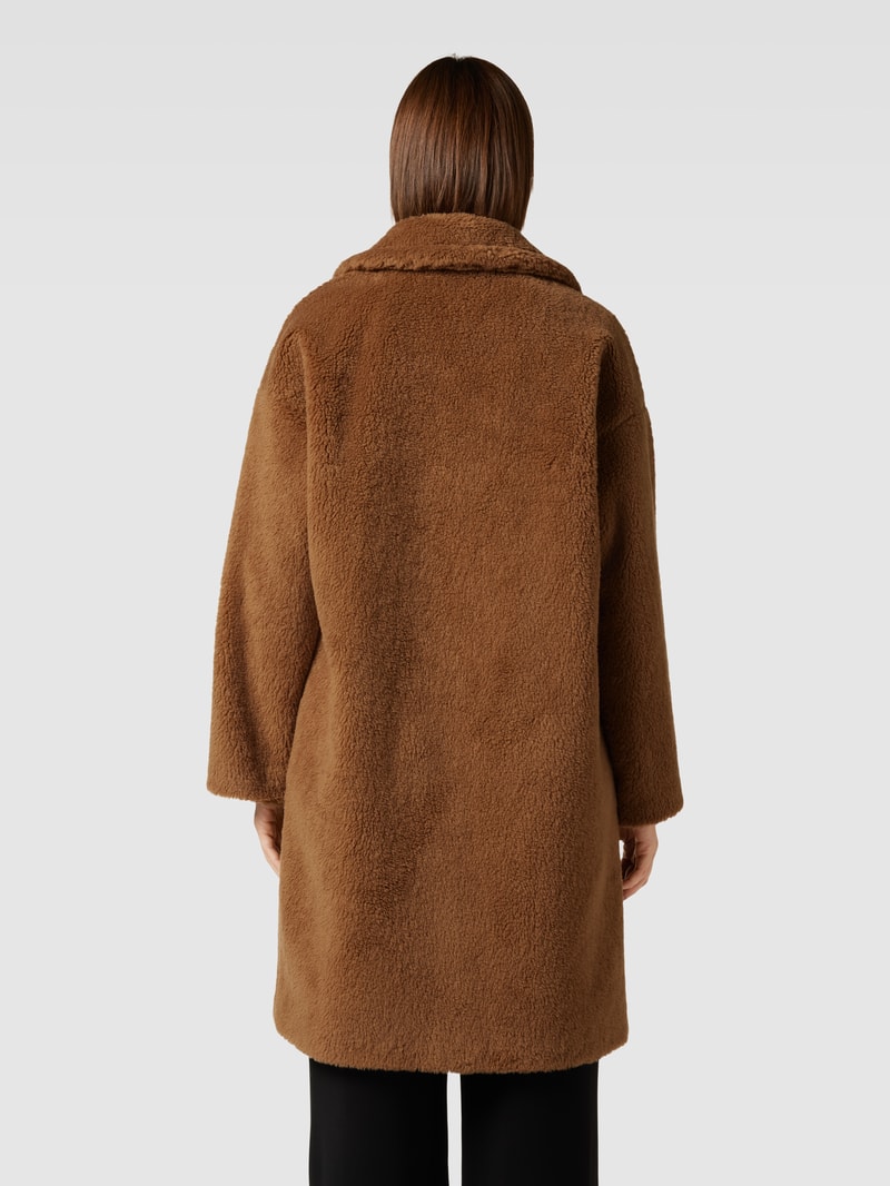 Mantel mit überschnittenen Schultern Modell 'VEBER' in camel