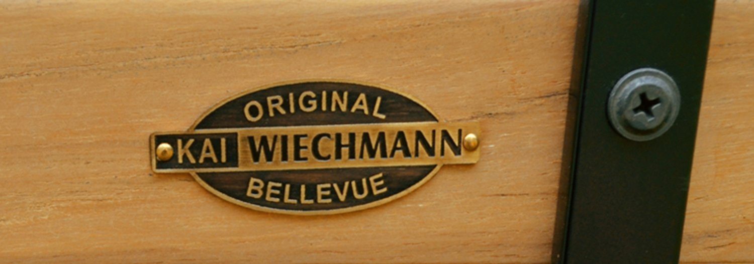 Kai Wiechmann Klapptisch Premium Teak Falttisch 80 x 80 cm als wetterfester Balkontisch, rostfreier und langlebiger Teak Eisen Gartentisch