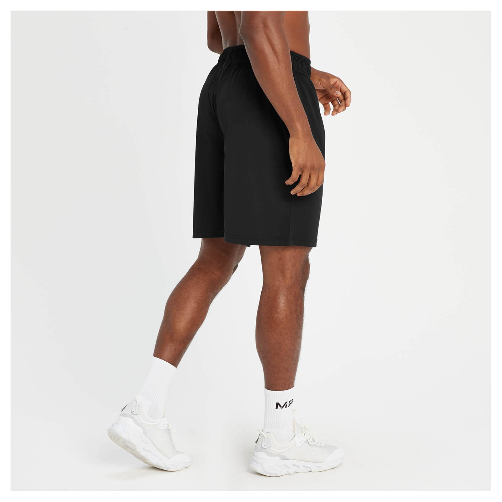 Short d’entraînement léger avec entrejambe de 23 cm MP pour hommes – Noir