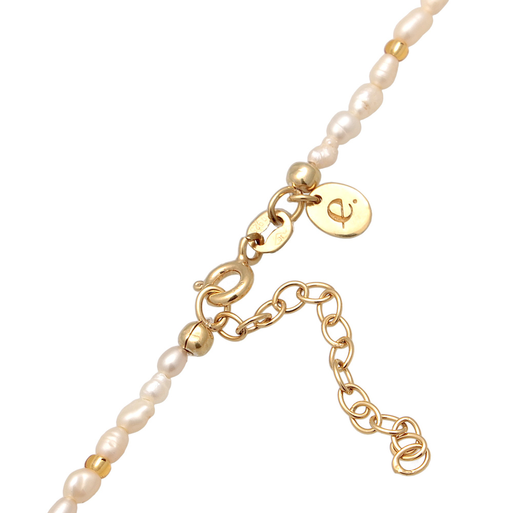 Elli PREMIUM Elli PREMIUM Collier Femmes Choker Classique Elégant avec perles d'eau douce en a collier
